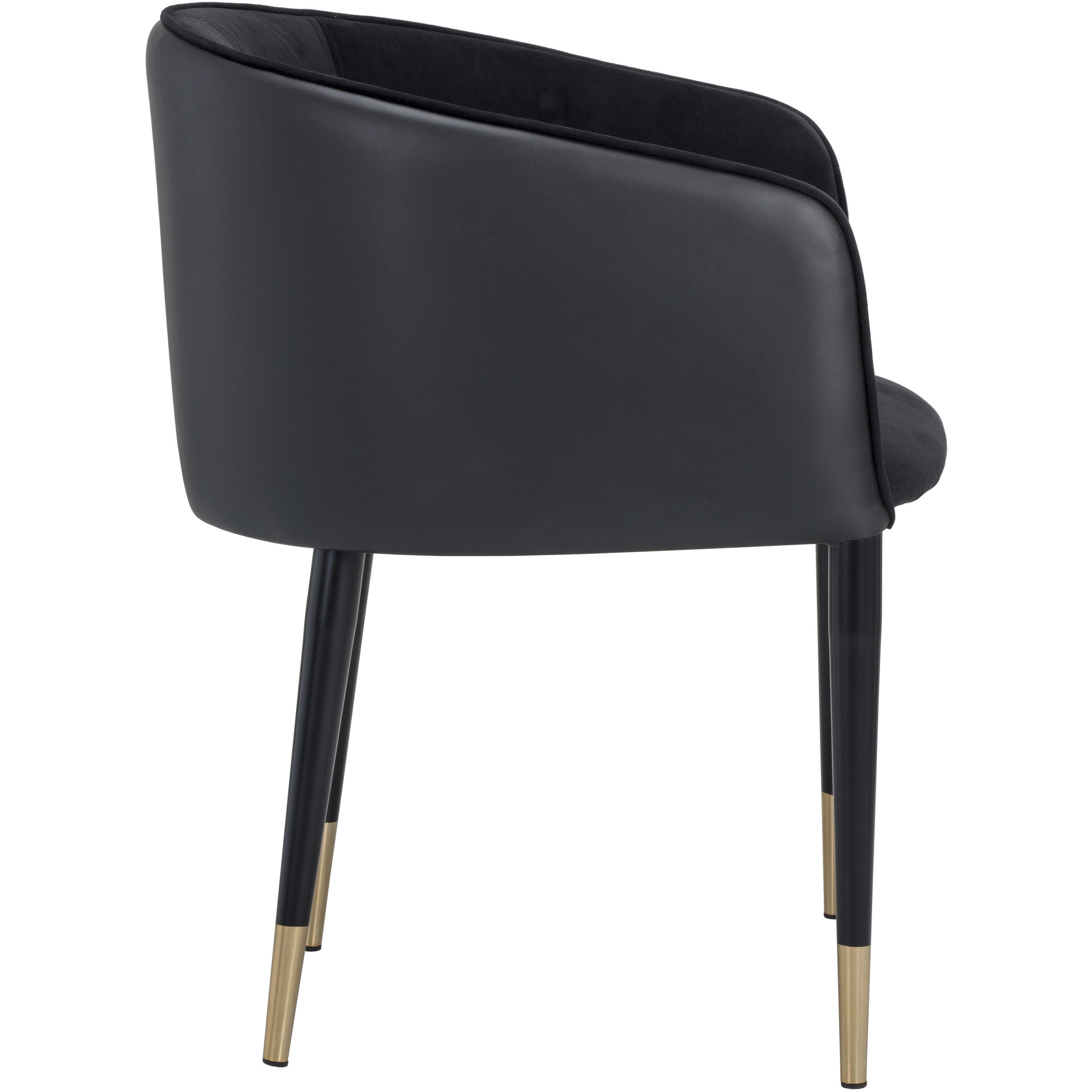 Asher Abbington Black / Napa Black Dining Armchair